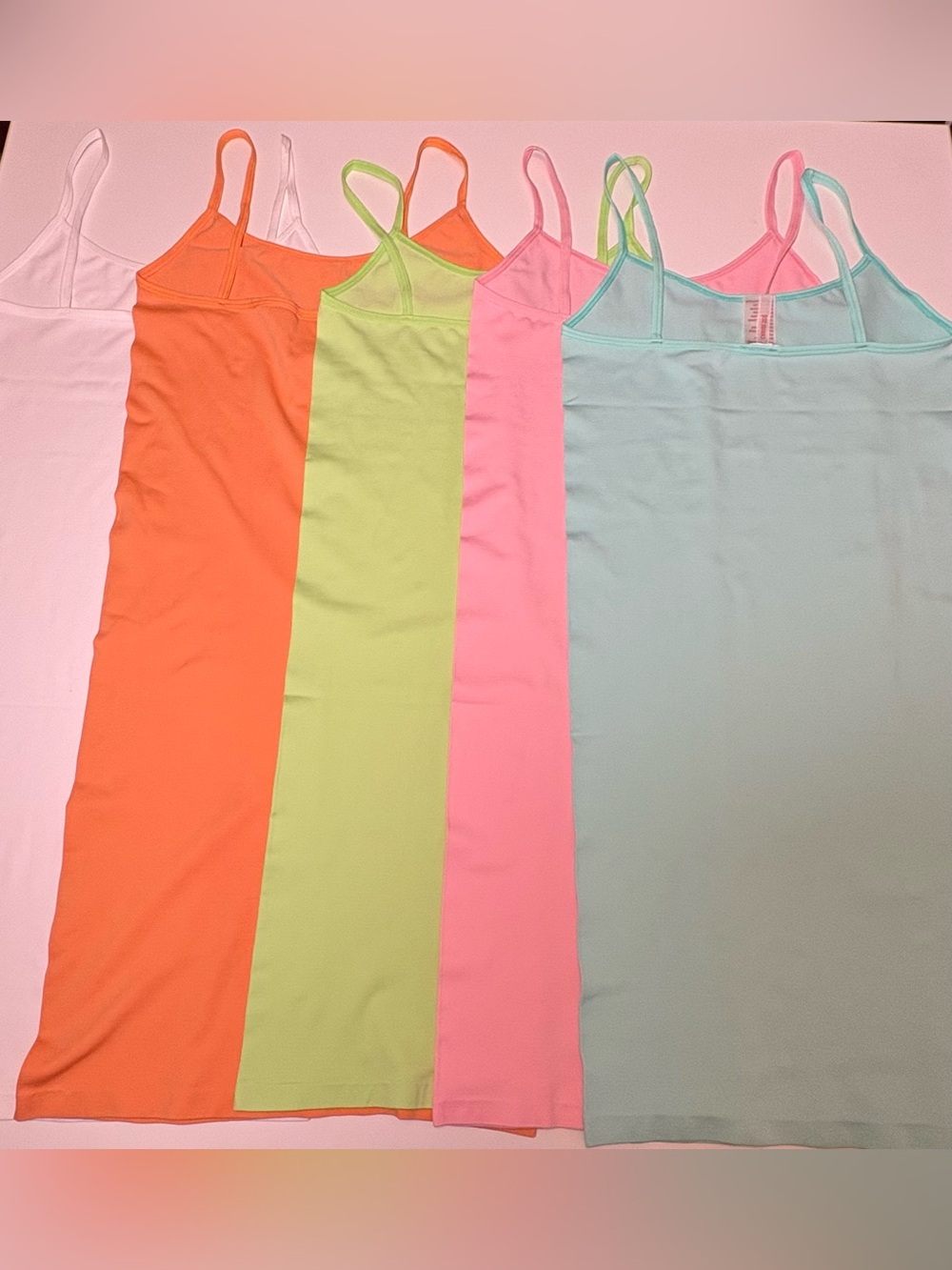 Chriss Zoe OS Tight Bodycon Stretch Spaghetti Strap Sexy Mini Dress - Picture 2 of 15